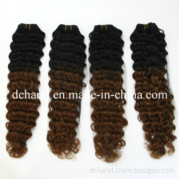 Two Tone Ombre Hair Weaves, Ombre Human Hair Weaving, Virgin Brazilian Hair Ombre Hair Extension